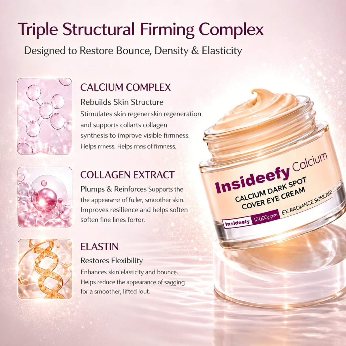 🔥LAST DAY 60% OFF!!Insideefy Korean Calcium Dark Spot Eye Cream