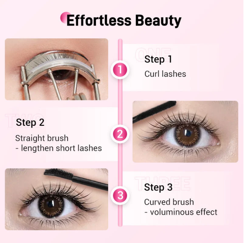 💕50% OFF 💕Double-Ended Waterproof Lengthening & Curling Mascara